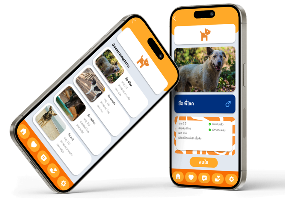 Dog Adoption App Mockup